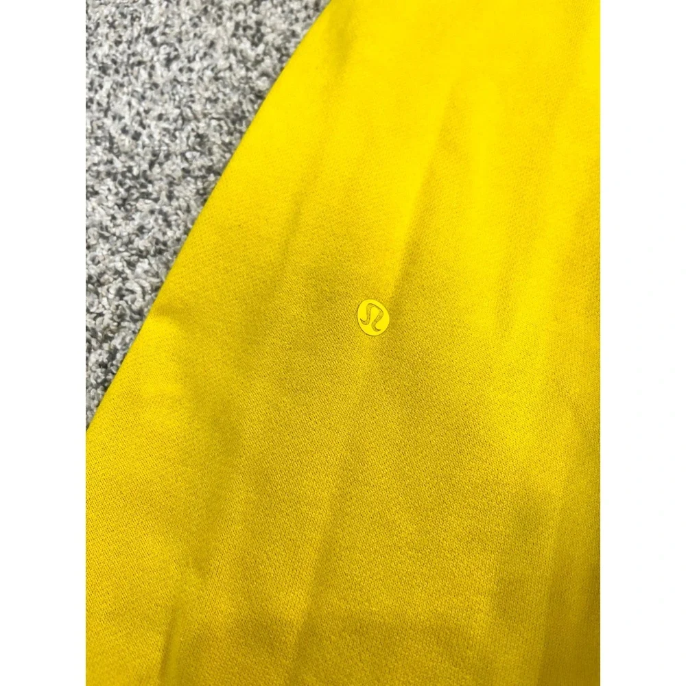 Lululemon Scuba Oversized Jogger Yellow Fleece Sweatpants XS LW5GLUS